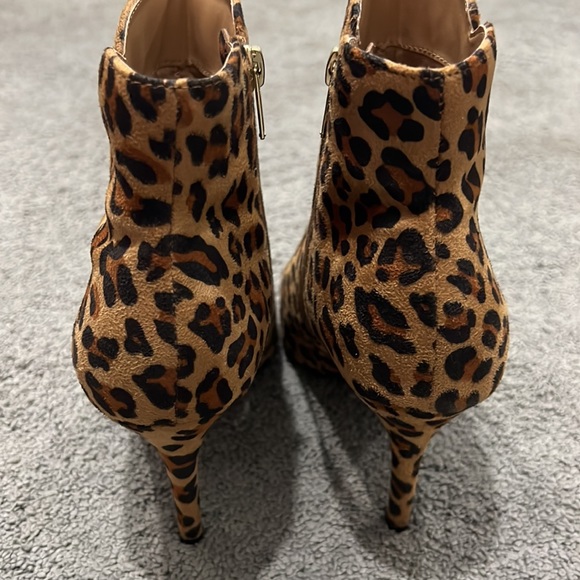 Women bootie ankle boots leopard print - Picture 3 of 8